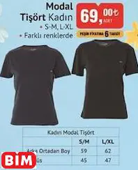 MODAL TİŞÖRT KADIN MODAL TİŞÖRT KADIN